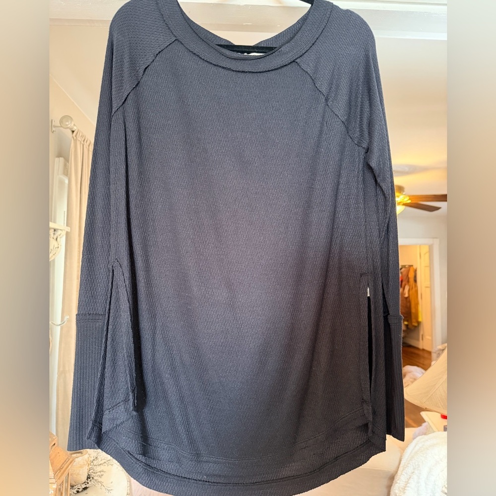 We The Free black Long Sleeve Top